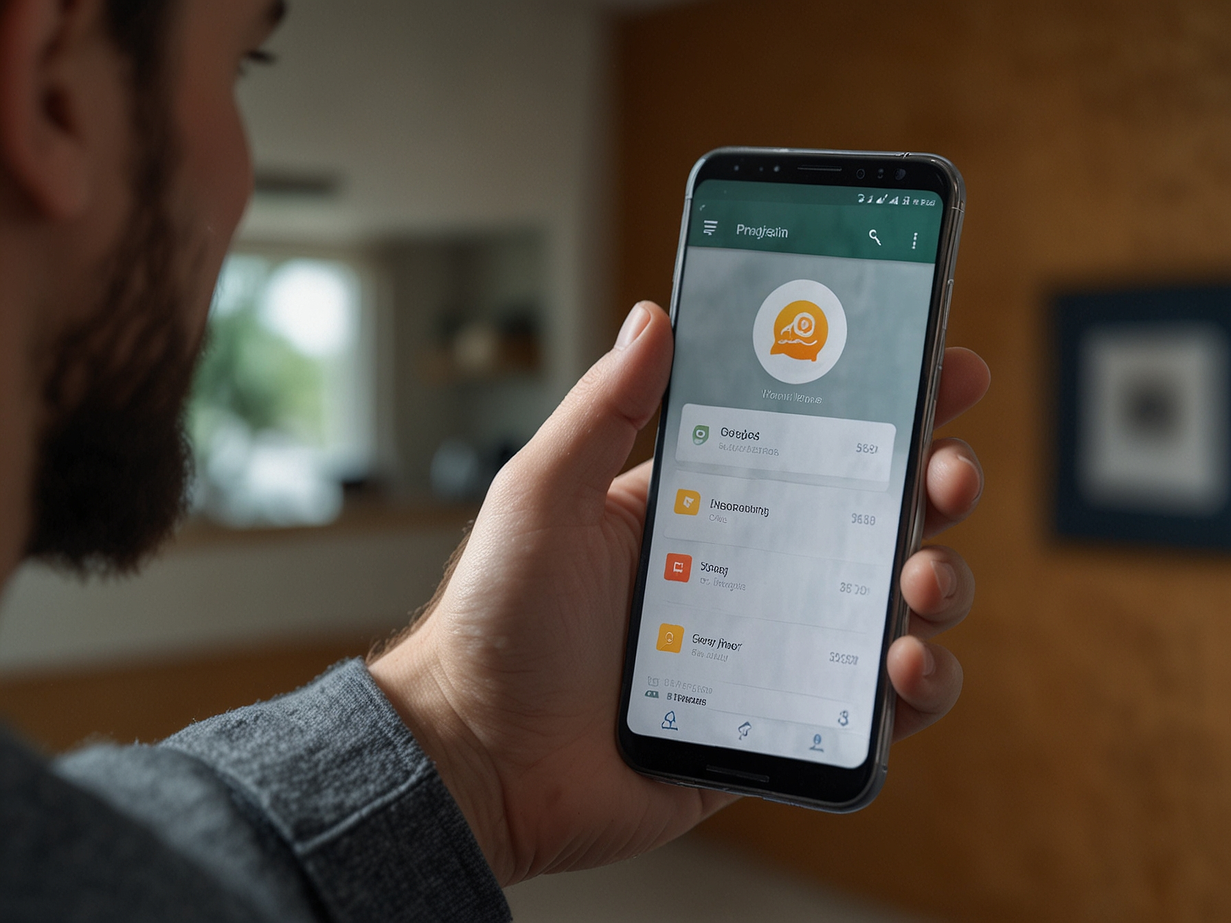 PPvip app on smartphone